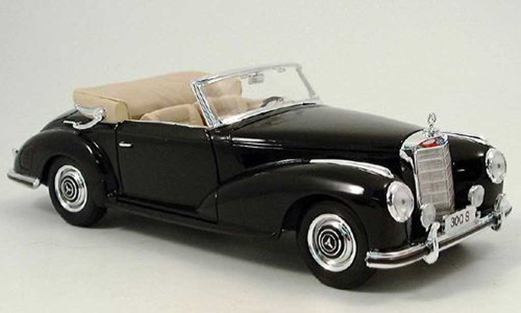 Mercedes 300 S 1/18 Norev S black 1955 diecast model cars