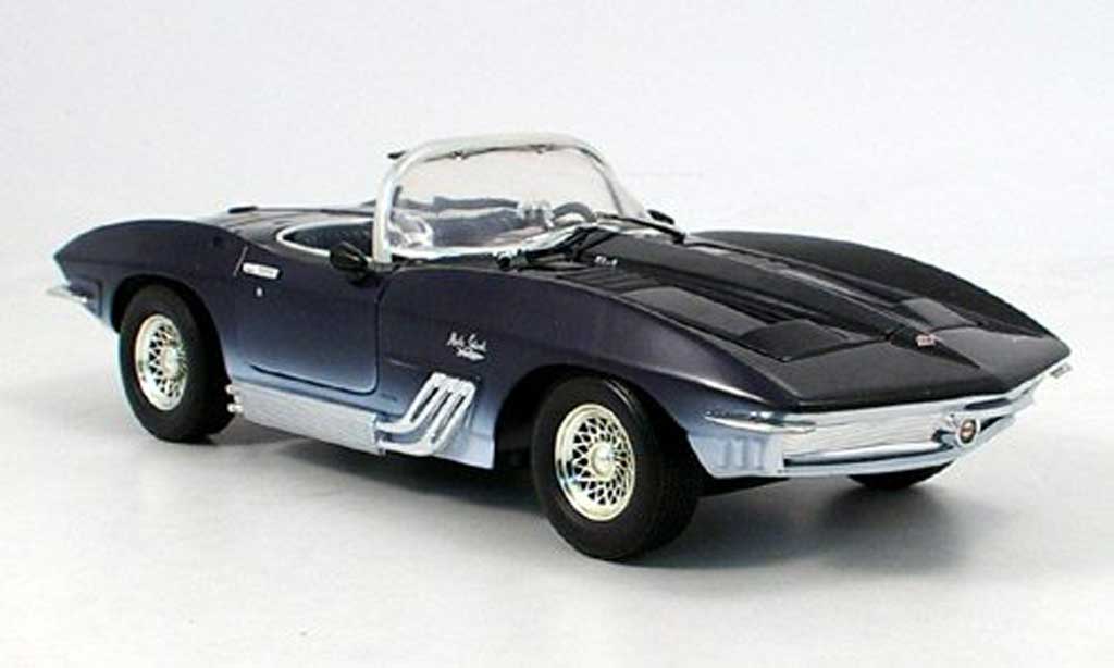 Chevrolet Corvette C1 1/18 Motormax C1 Mako bleue 1961 miniature