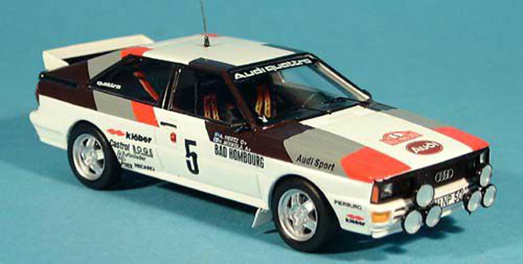 Audi Quattro 1/43 Trofeu Coupe Monte Carlo H.Mikkola/A.Hertz 1981 diecast model cars