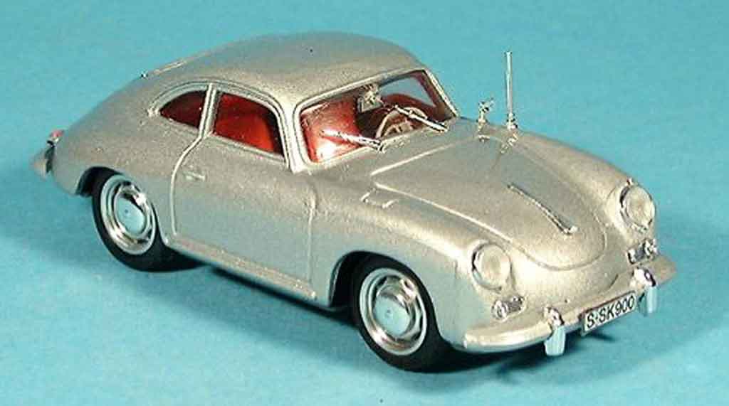 Porsche 356 1963 1/43 Brumm 1963 C Coupe grise metallisee miniature