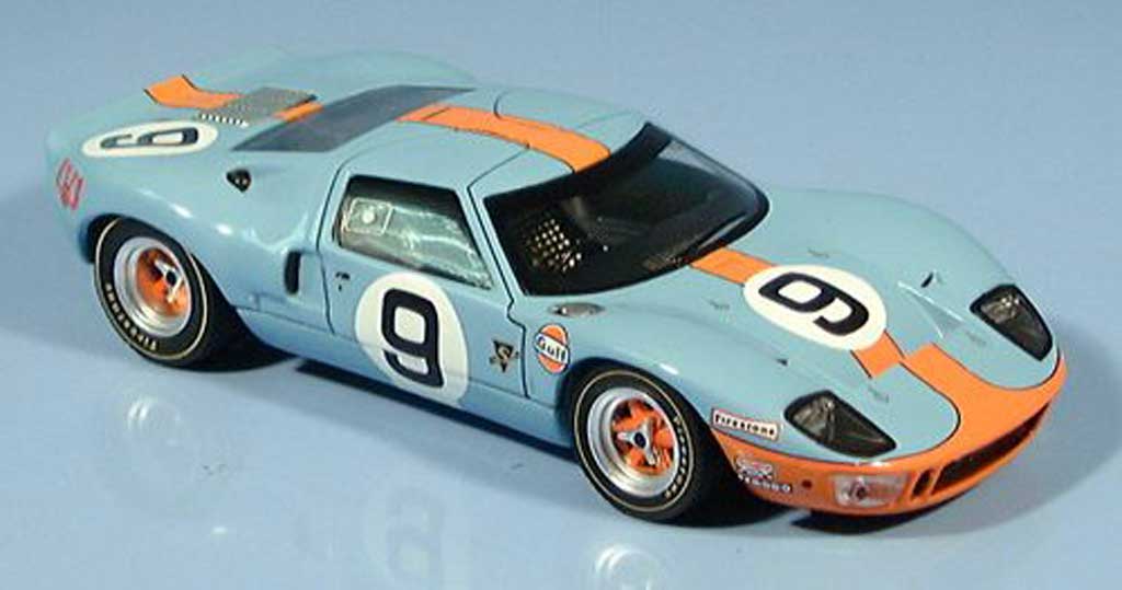 Ford GT40 1/43 IXO GT 40 No. 9 Sieger Le Mabs Rodriguez-Bianchi 1968 miniature
