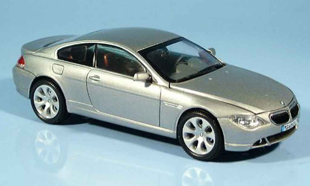 Bmw 635 E63 1/43 Kyosho E63 d Coupe grise metallisee 2003 miniature