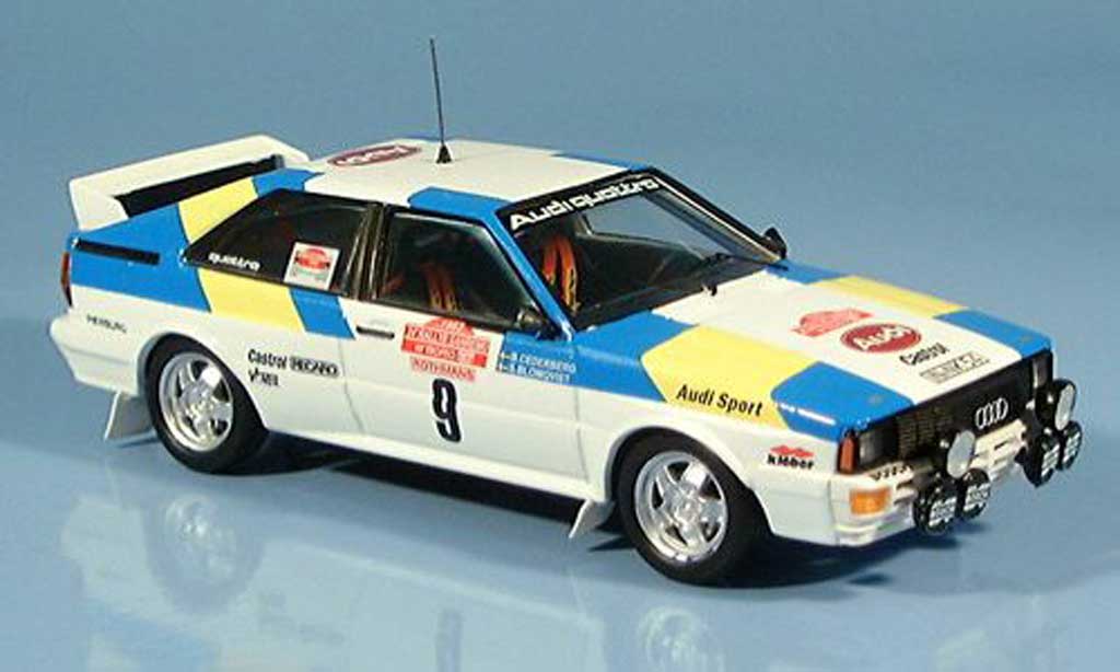 Audi Quattro 1/43 Trofeu Sieger San Remo Blomquist-Cedeberg 1982 diecast model cars