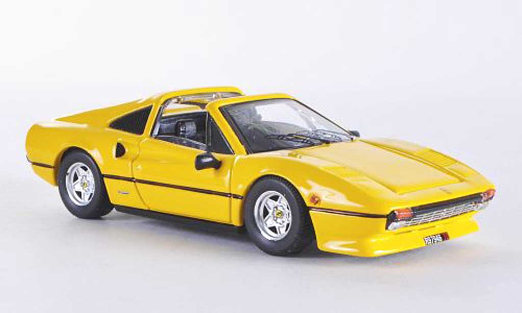 Ferrari 308 GTS 1/43 Best GTS jaune Dach liegt bei 1978 miniature