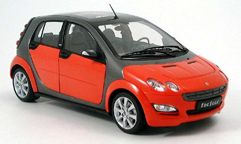 Smart ForFour 1/18 Kyosho rouge grise 2004 miniature