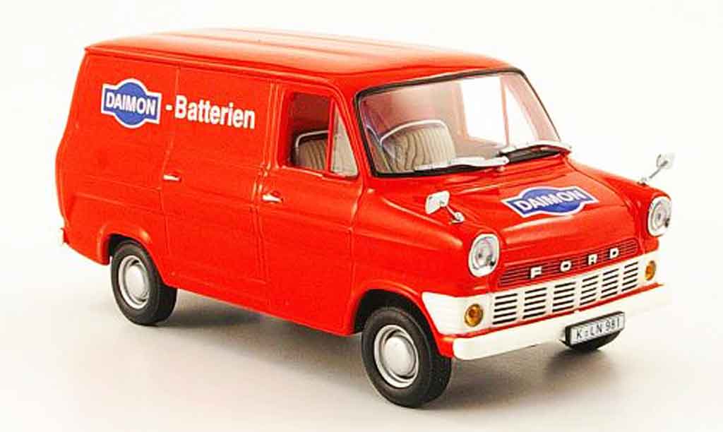 Ford Transit 1/43 Minichamps Daimon Batterien 1965 miniature