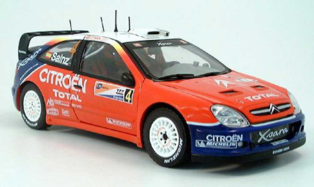 Citroen Xsara WRC 2004 1/18 Sun Star WRC 2004 no.4 c.sainz rallye argentine diecast model cars