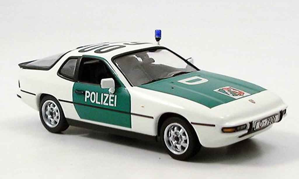 Porsche 924 1/43 Minichamps Autobahnpolice Dusseldorf diecast model cars
