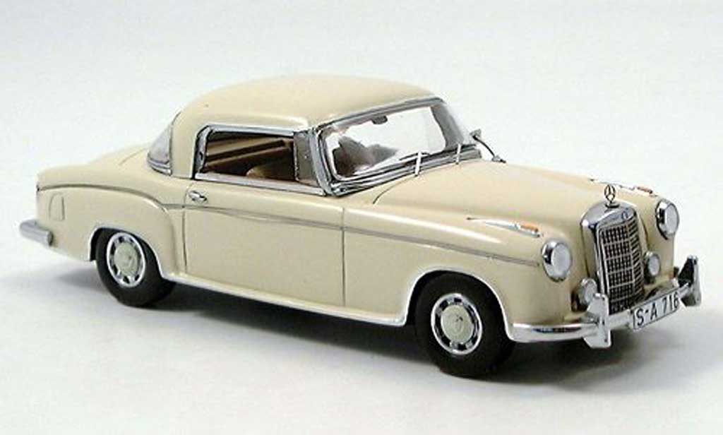 Mercedes 220 S 1/43 Spark S Coupe (W180) beige diecast model cars