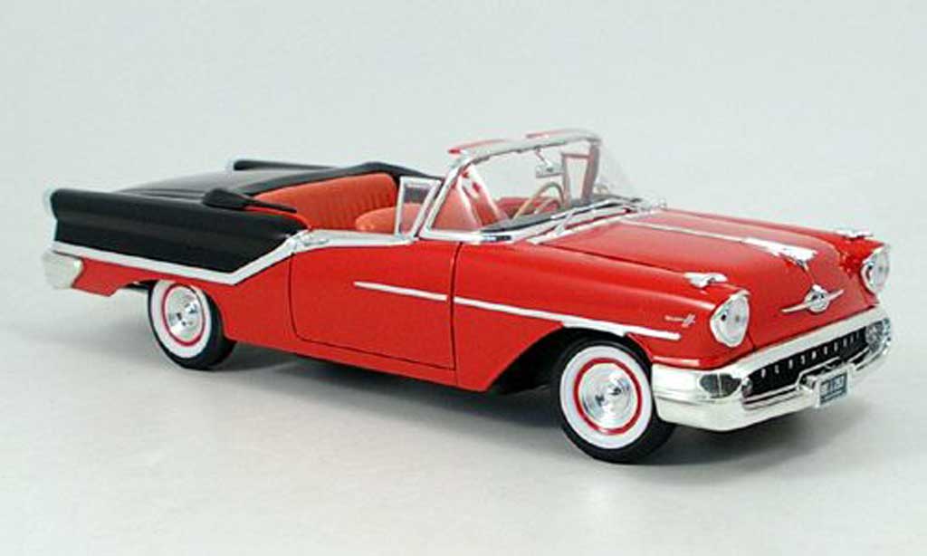 Oldsmobile Super 88 1/18 Yat Ming rouge noire 1957 miniature
