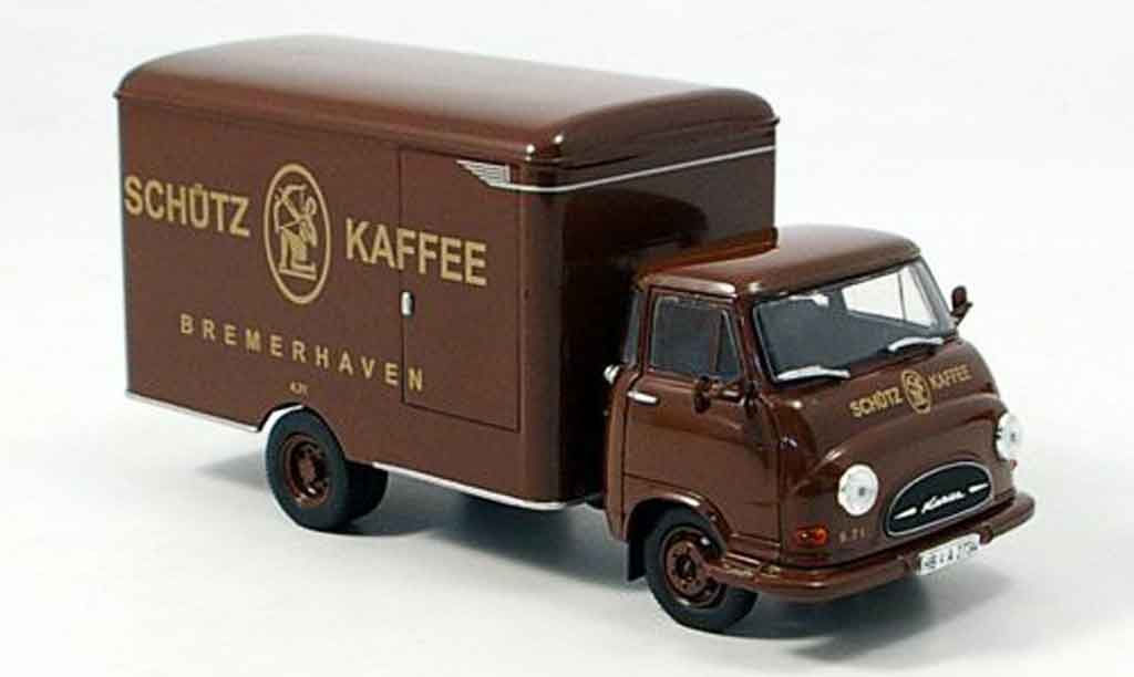 Hanomag Kurier 1/43 Norev Kofferwagen Corman 1960 miniature
