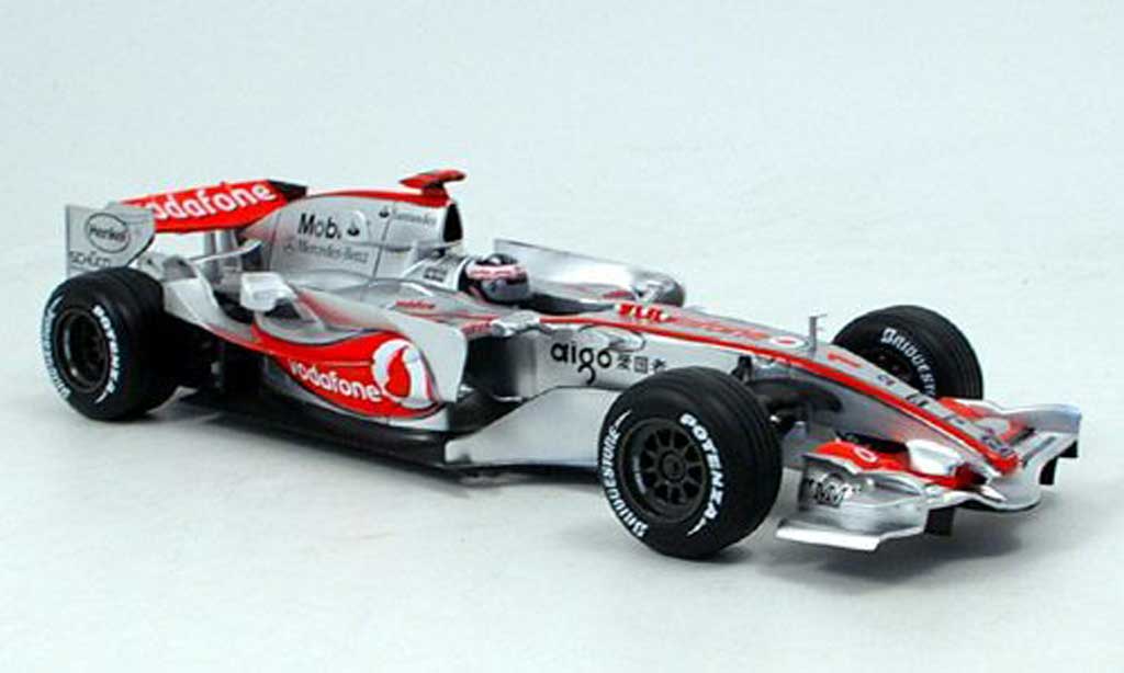 McLaren F1 2007 1/18 Hot Wheels 2007 no.1 vodafone f.alonso modellino in miniatura