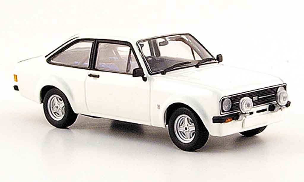 Ford Escort RS 1800 1/43 Minichamps RS 1800 Rally blanche 1975 MK2 miniature