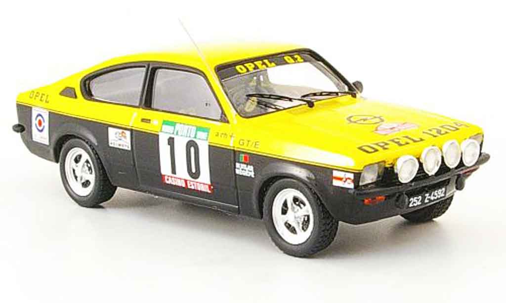 Opel Kadett GT 1/43 Trofeu GT e meqepe sieger rallye portugal 1977 miniature