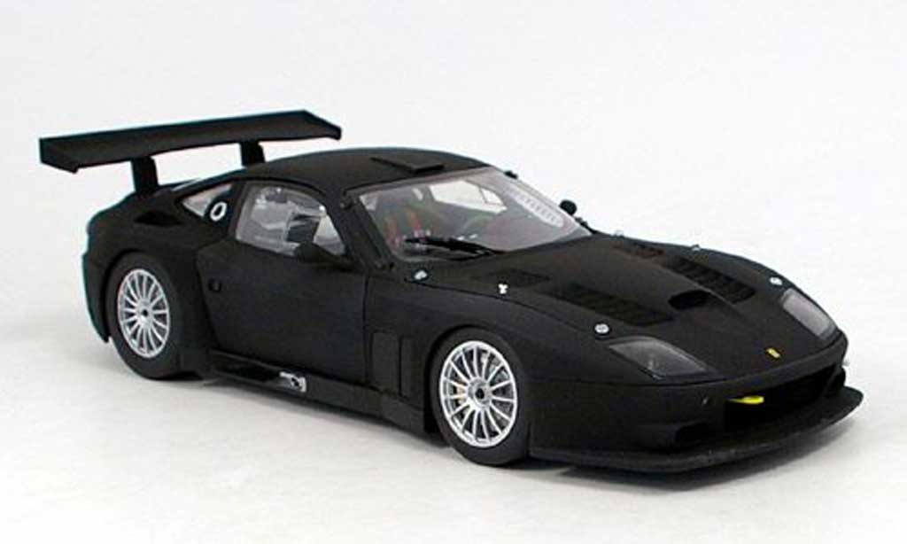 Ferrari 575 GTC 1/18 Kyosho GTC matt black 2004 diecast model cars