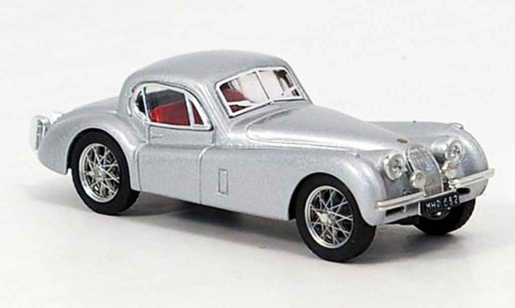 Jaguar XK 120 1/43 Brumm coupe grise metallisee 1948 miniature