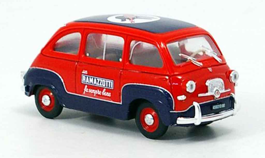 Fiat 600 1/43 Brumm Multipla Ramazzotti 1960 miniature