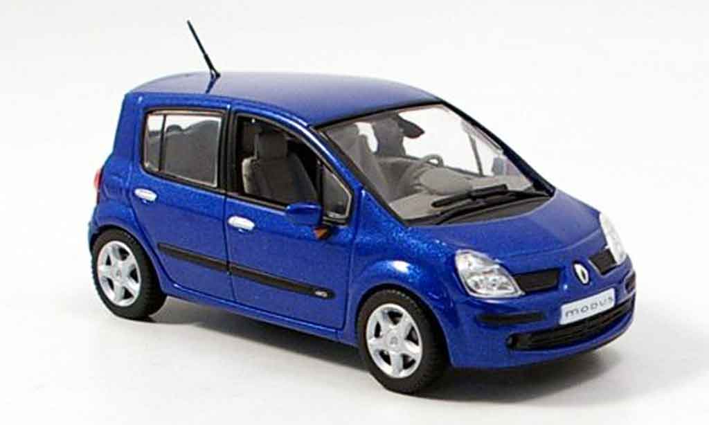 Renault Modus 1/43 Norev bleu 2006 miniature
