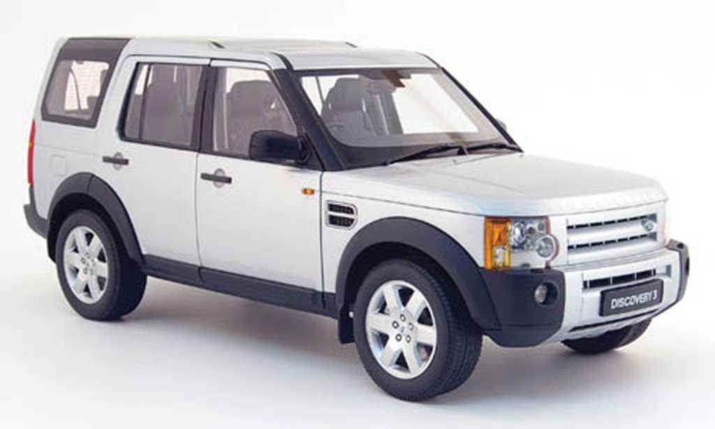 Land Rover Discovery 1/18 Autoart 3 grey 2005 diecast model cars