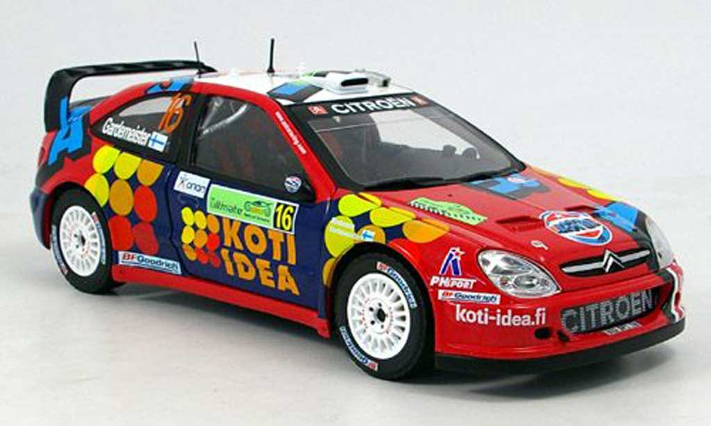 Citroen Xsara WRC 2006 1/18 Sun Star no.16 gardemeister miniature