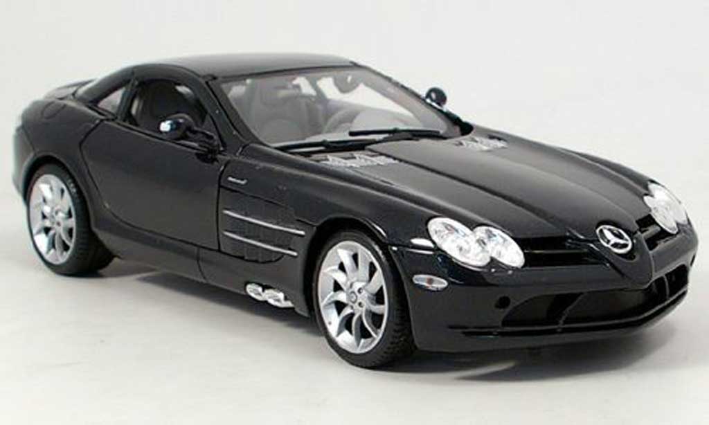 Mercedes SLR 1/18 Maisto mclaren noir 2003 diecast model cars
