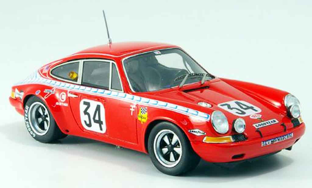Porsche 911 1/43 Spark S No.34 Le Mans 1971 miniature