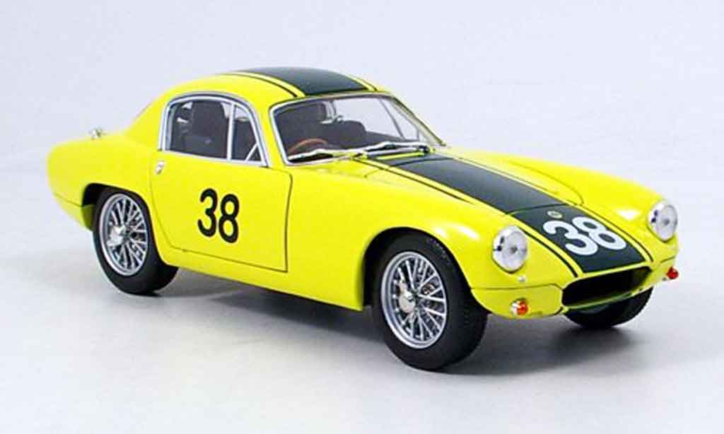 Lotus Elite 1/18 Yat Ming race version no.378 jaune 1960 miniature