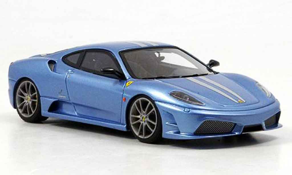 Ferrari F430 Scuderia 1/43 Look Smart Scuderia bleu avec greyen streifen diecast model cars
