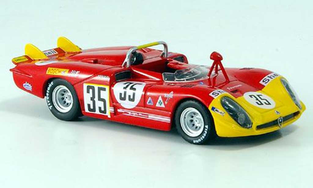 Alfa Romeo 33.3 1970 1/43 M4 1970 Spyder No.35 Stommelen/Galli 24h Le Mans miniature