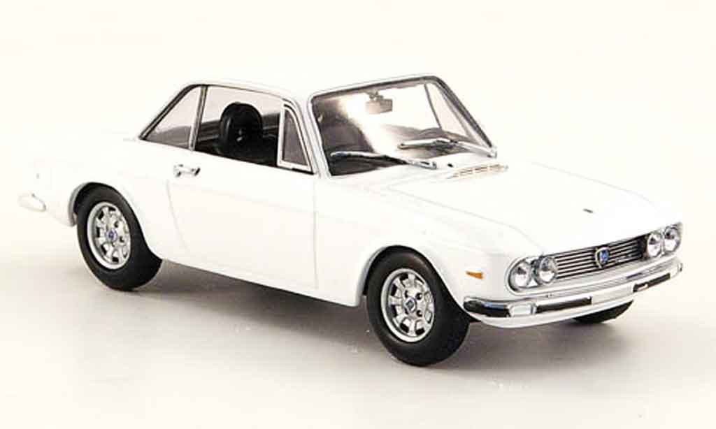 Lancia Fulvia HF 1/43 Minichamps HF 1600 blanche 1970 miniature