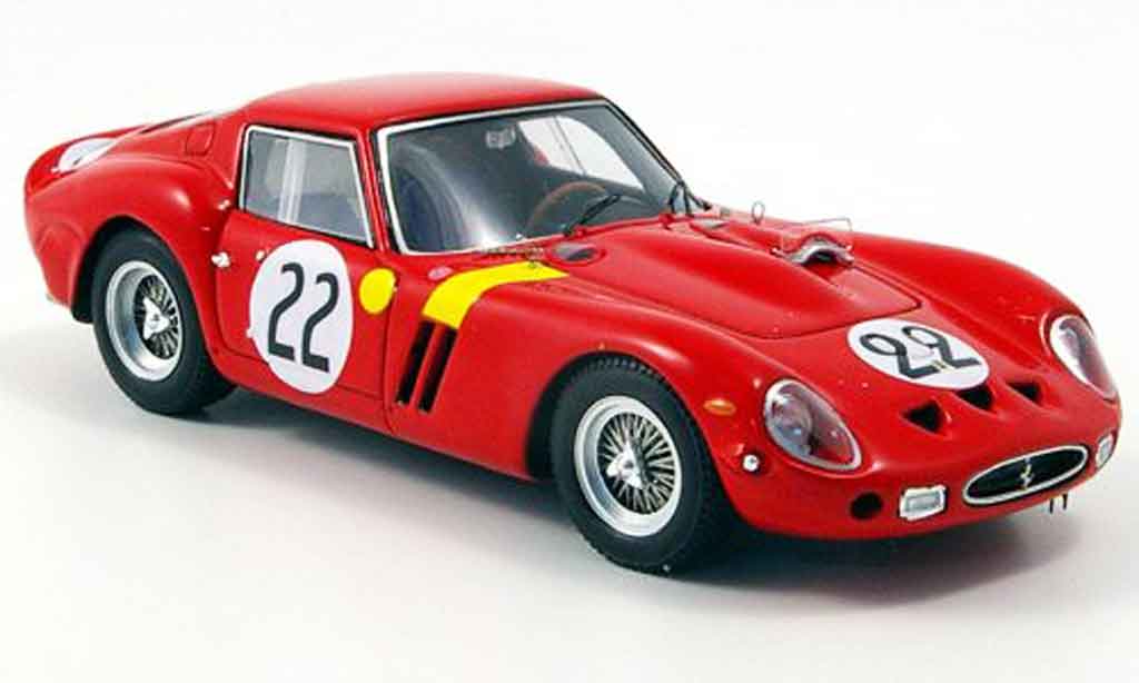 Ferrari 250 GTO 1962 1/43 Red Line no.22 l.dernier dritter le mans miniature