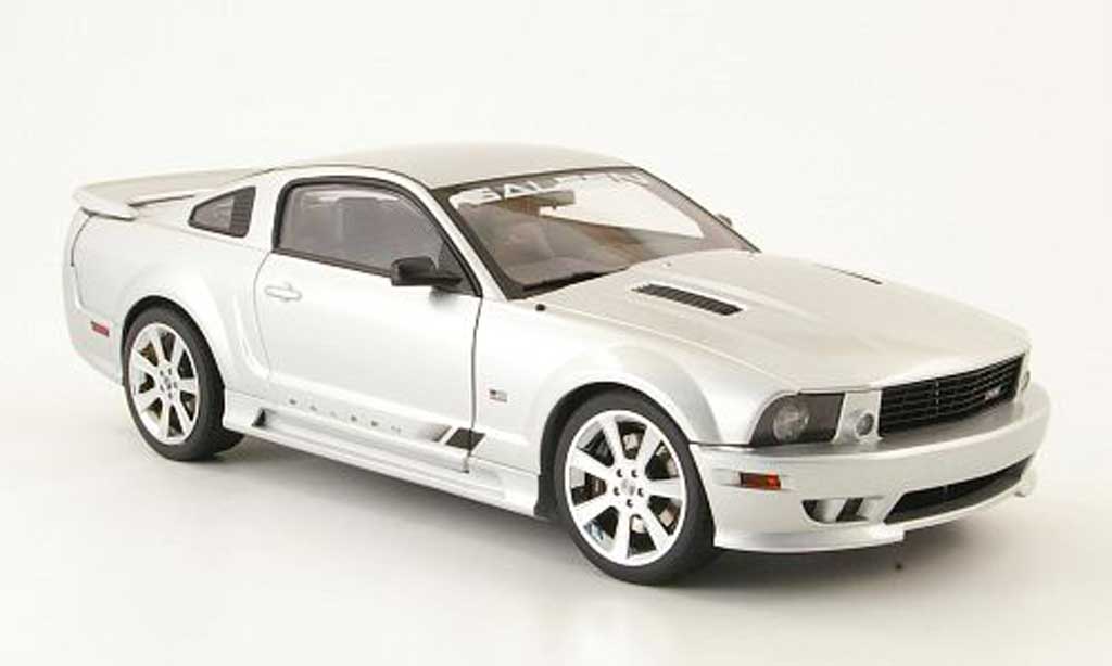 Ford Mustang Saleen 1/18 Autoart s281 grise metallized miniature