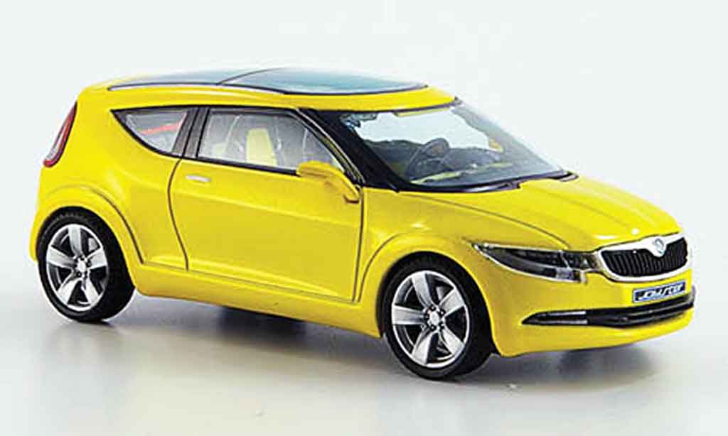 Skoda Joyster 1/43 Abrex concept car jaune
