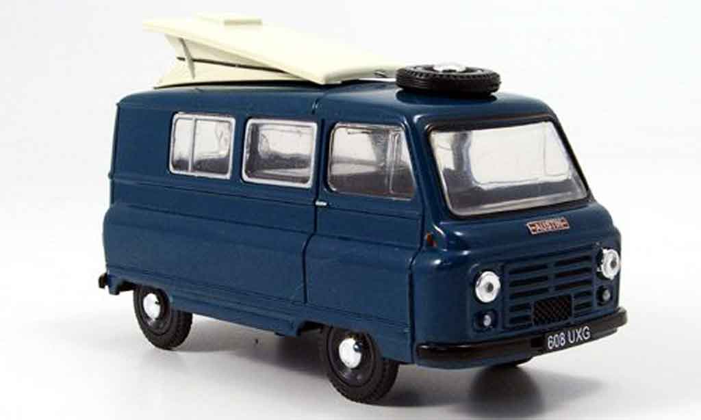 Austin J2 1/43 Oxford Camper bleu Campingdach geoffnet miniature