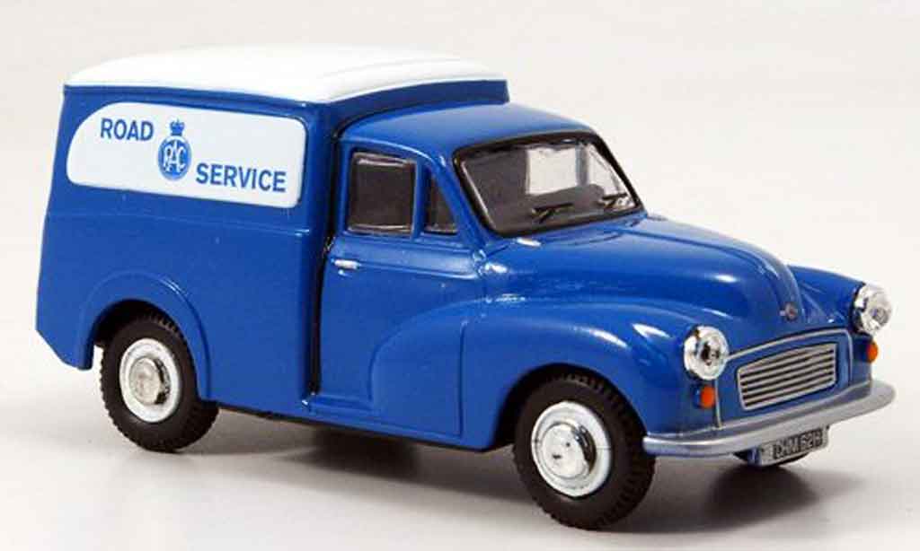 Morris Minor 1/43 Oxford Van bleu blanche Kasten RAC Road Service miniature
