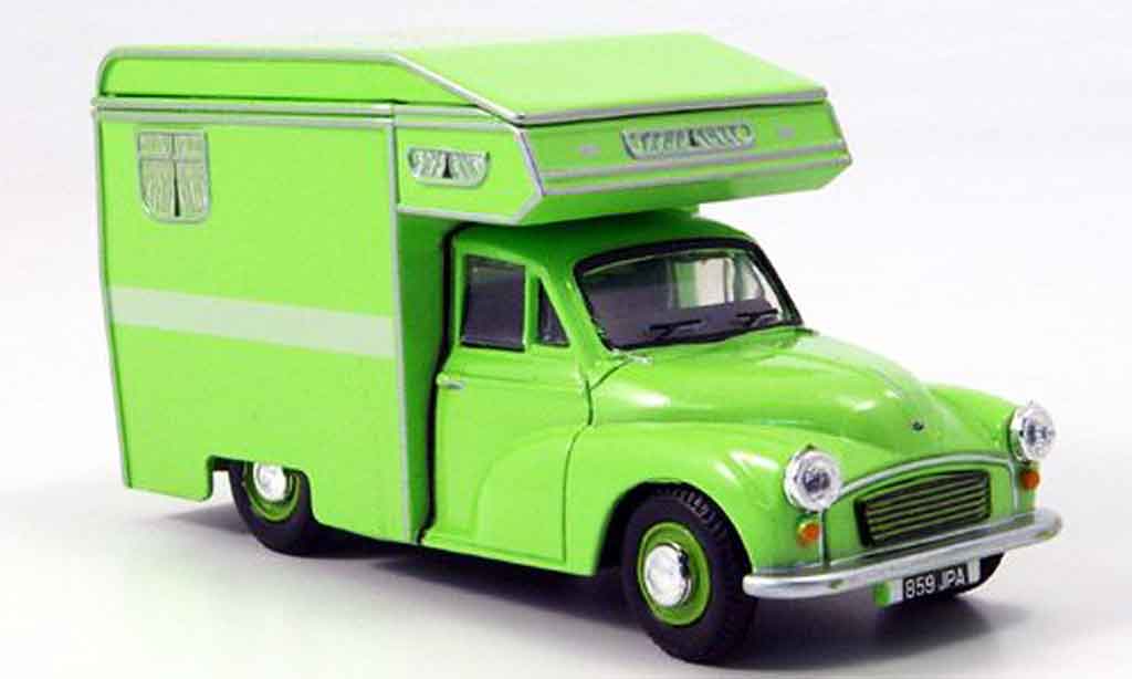 Morris Minor 1/43 Oxford Van Camper grun Wohnmobil