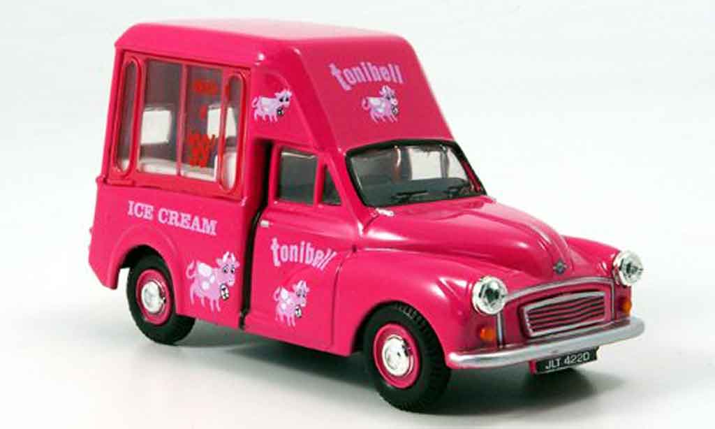 Morris Minor 1/43 Oxford Van pink Tonibell Hochdach Eiswagen miniature