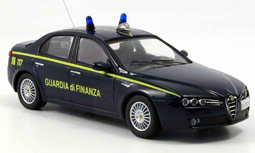 Alfa Romeo 159 1/43 M4 guardia di finanza b quality 2005 coche miniatura
