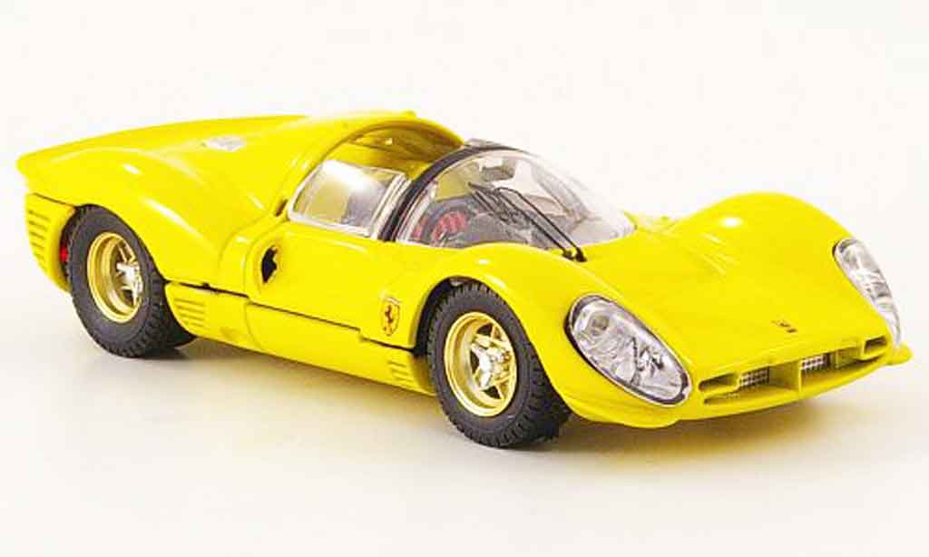 Ferrari 330 P4 1/43 Bang spider yellow strassenversion diecast model cars
