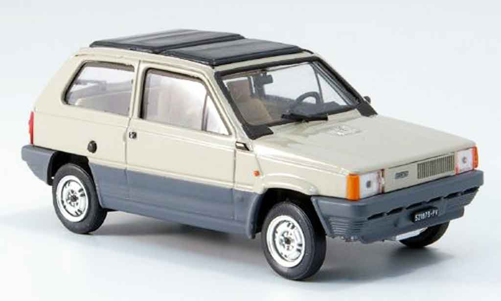 Fiat Panda 1/43 Brumm 45 beige avec capote Doppelfaltdach 1981 miniature