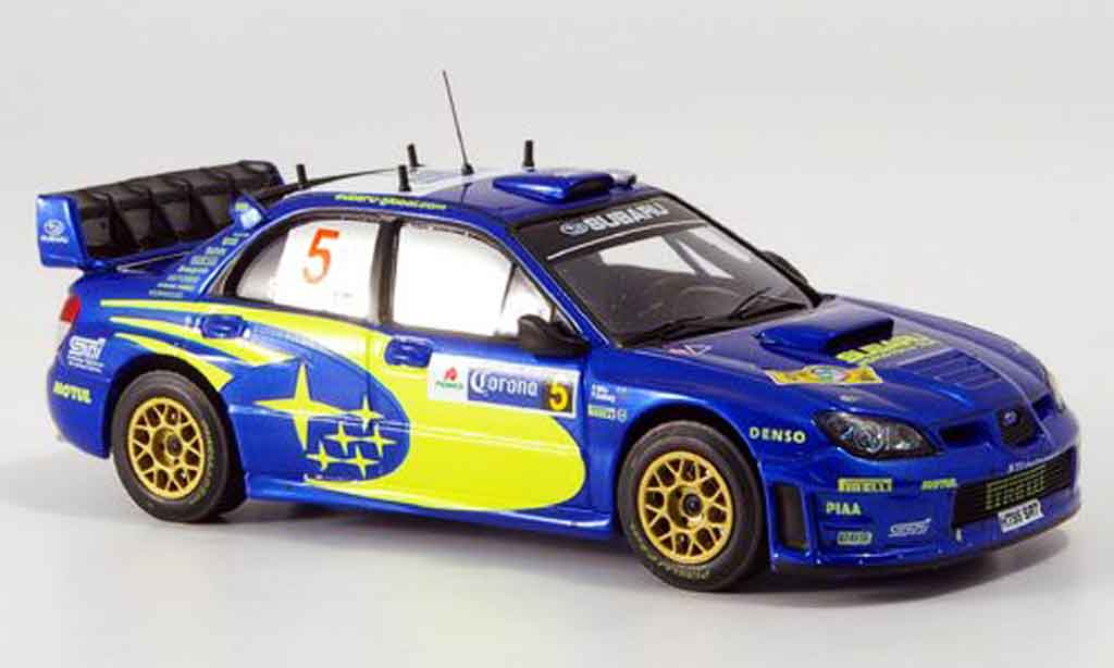 Subaru Impreza WRC 1/43 IXO WRC no.5 solberg mills rallye mexico 2006 miniature