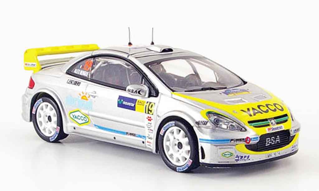 Peugeot 307 WRC 1/43 IXO no.19 bengue escudero racc catalunya 2006 miniature