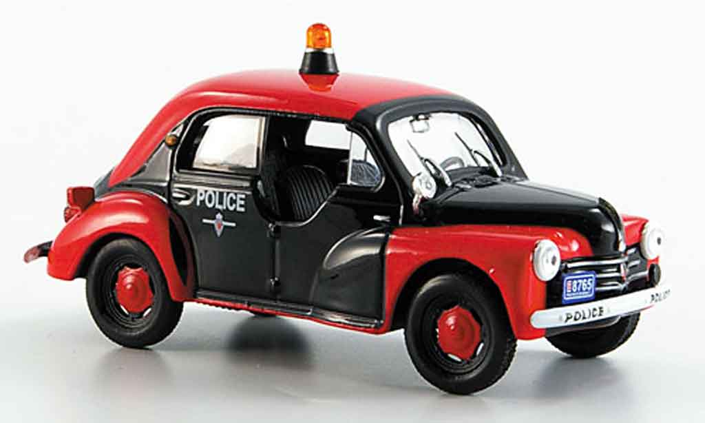 Renault 4CV 1/43 Eligor police r1062 1956 miniature