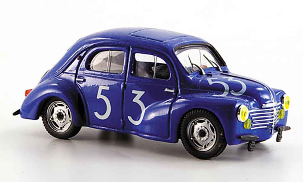 Renault 4CV 1/43 Eligor bol dor no. 53 1952 miniature