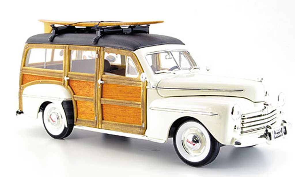 Ford Woody 1/18 Yat Ming blanche 1948
