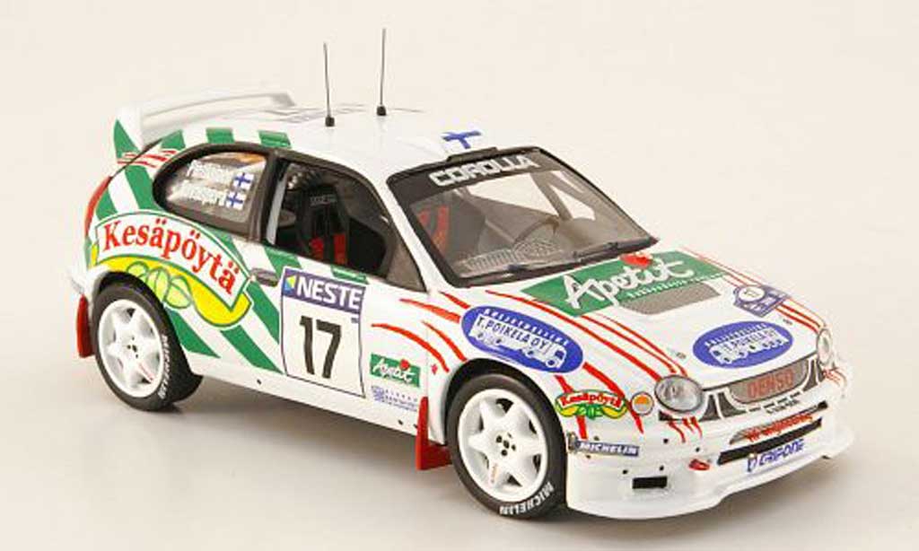 Toyota Corolla WRC 1/43 IXO WRC No.17 Kesapoyta Rally Finland 2000 miniature