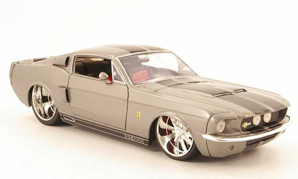 Shelby GT 500 1/18 Jada Toys Toys kr grise/noire 1967 miniature