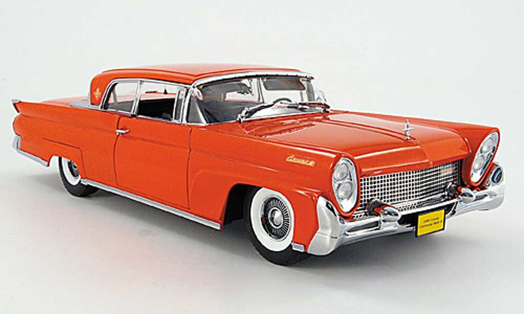 Lincoln Continental 1958 1/18 Sun Star 1958 mark iii hard top rouge miniature