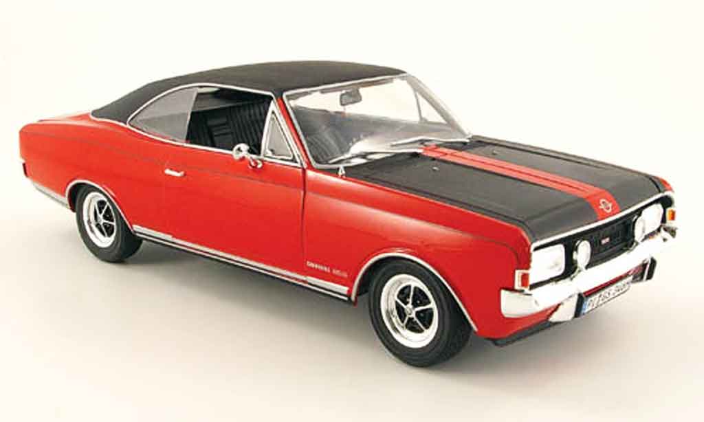 Opel Commodore A 1/18 Revell A coupe gs/e red/black 1970 diecast model cars
