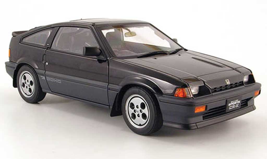 Honda CRX Si 1/18 Autoart Si ballade sports noire 1984 miniature